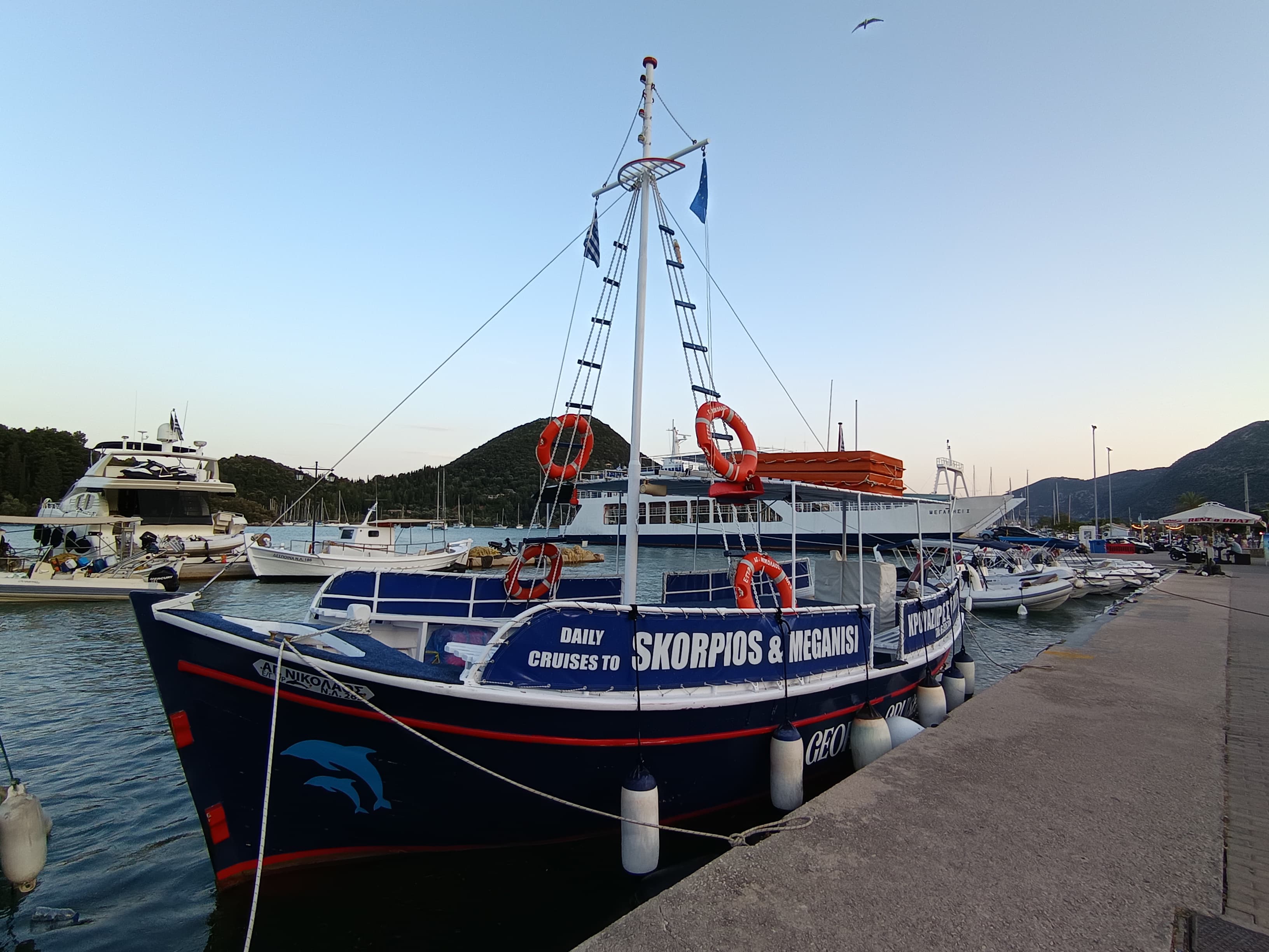 George Cruises Boat Nidri Lefkada