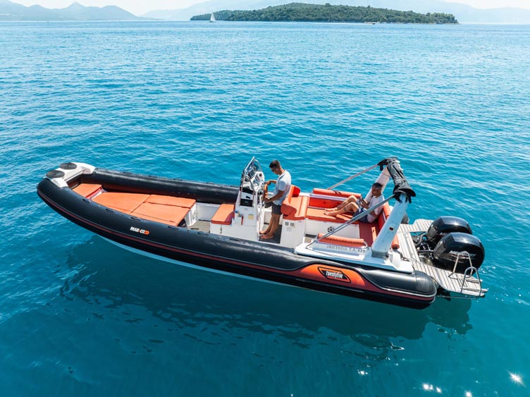 Rib Speed boat in Lefkada , Rib for private cruise with skipper or with out